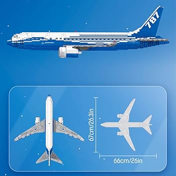 Amazon.co.jp: DAHONPA ボーイング787 飛行機ビルディング
